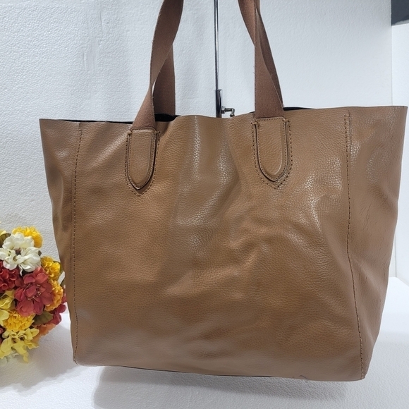 Coach women's signature classic large tote Derby brown leather F59818 - Picture 5 of 15